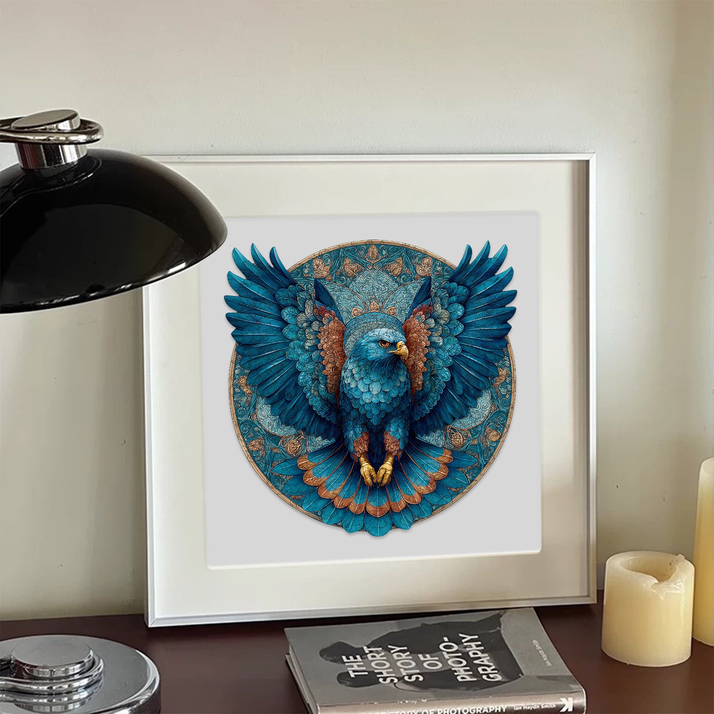 Blue Eagle's Heavenly Might Wooden Jigsaw Puzzle