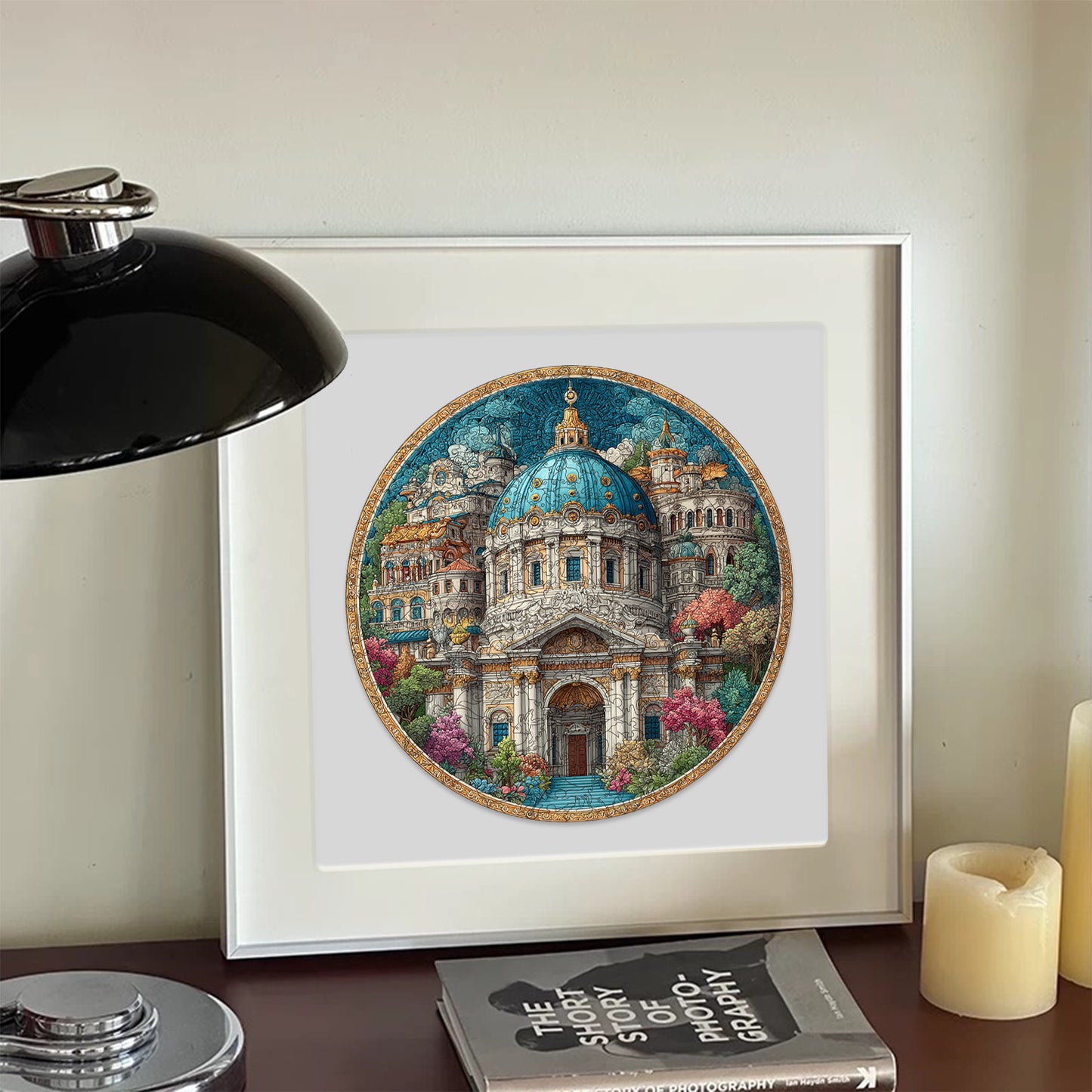 Fantasy Dome City Wooden Jigsaw Puzzle