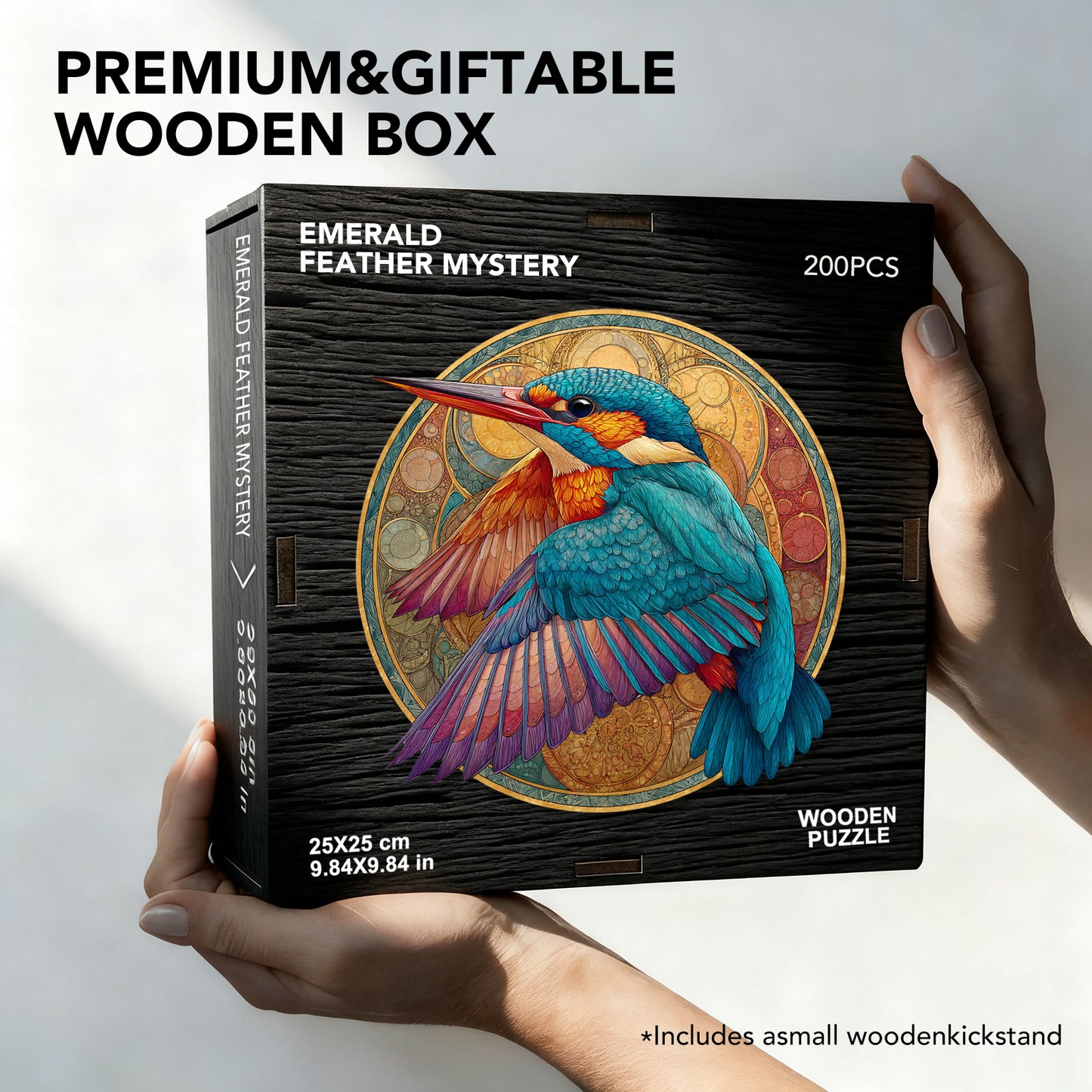 Emerald Feather Mystery Wooden Jigsaw Puzzle