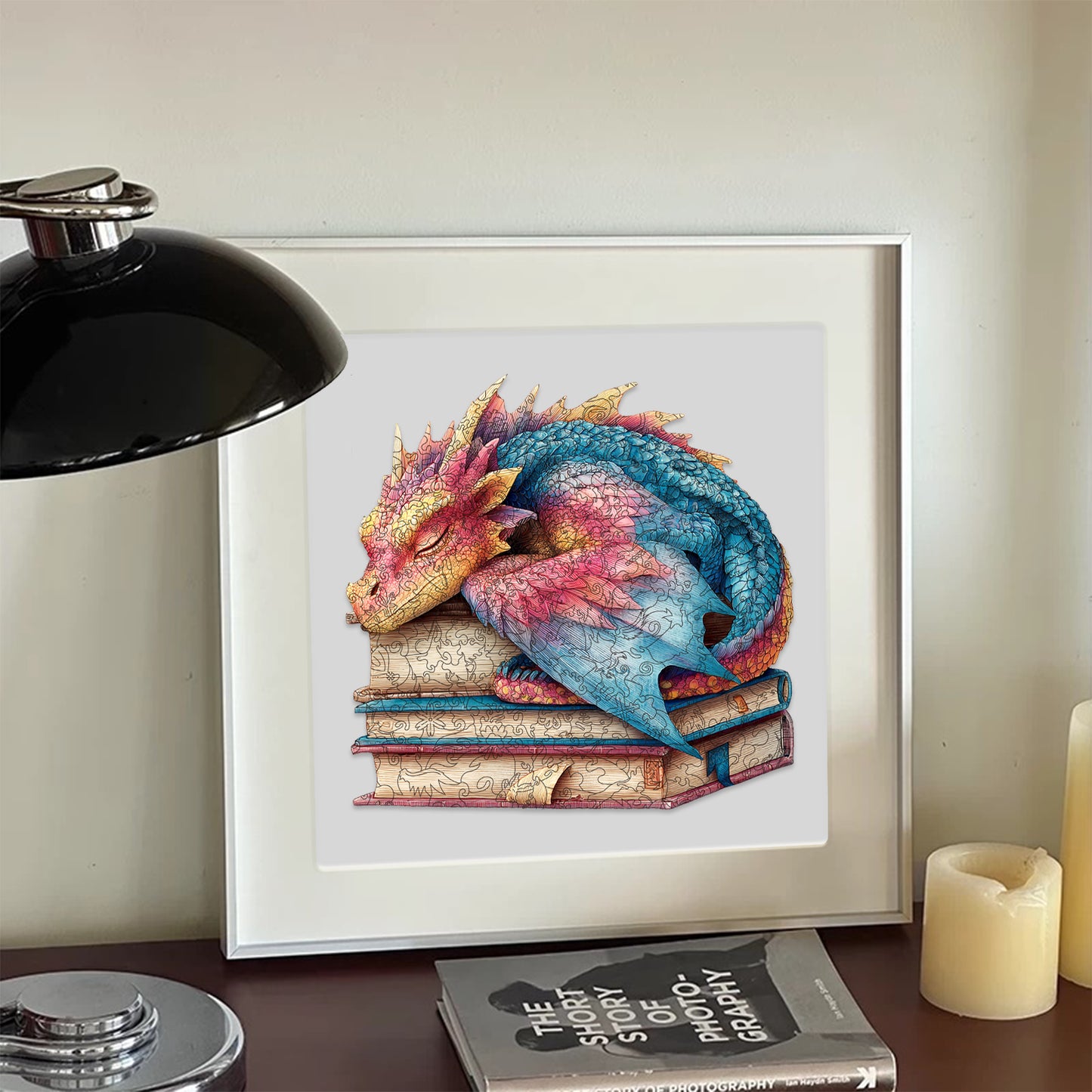Dragons Book Slumber Wooden Jigsaw Puzzle