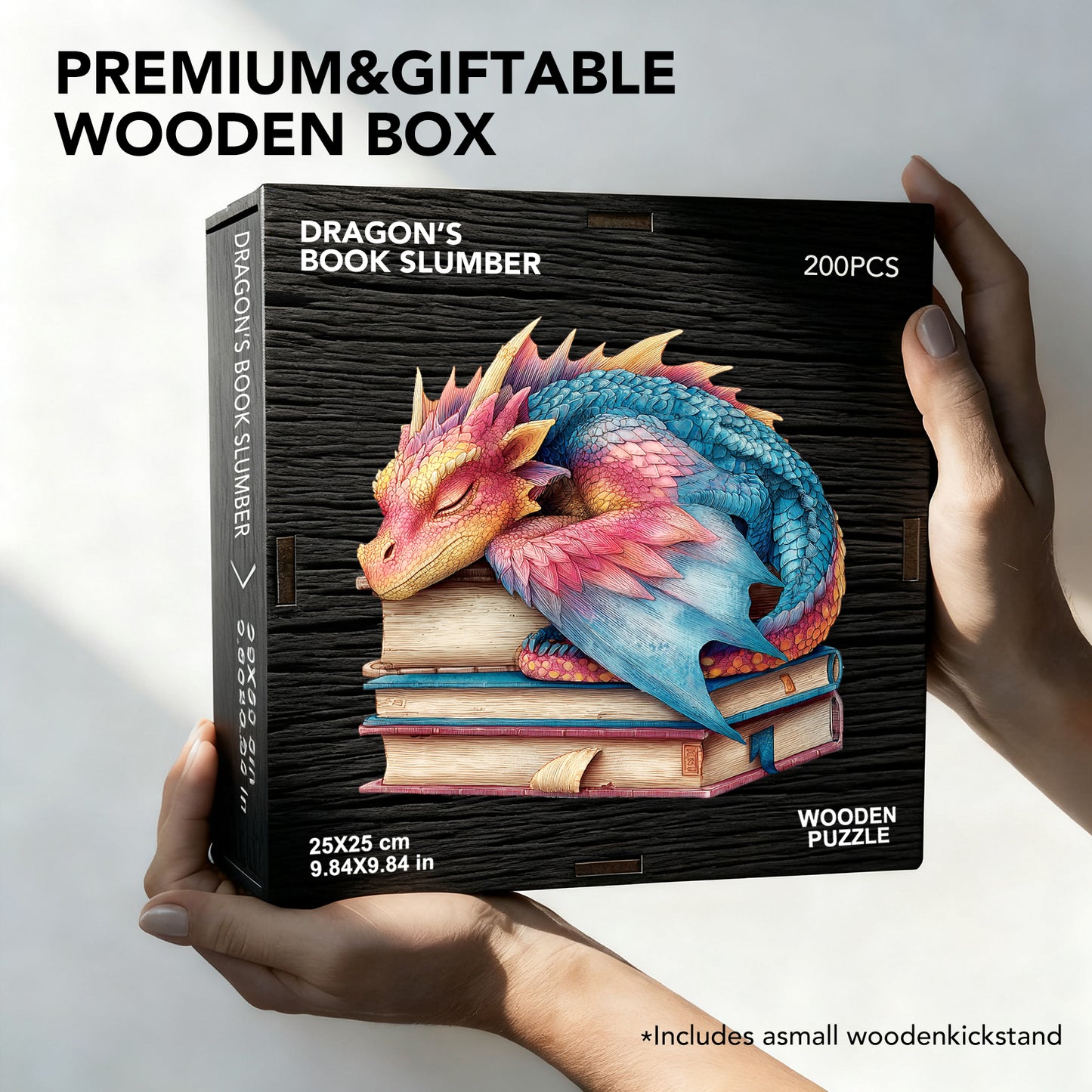 Dragons Book Slumber Wooden Jigsaw Puzzle