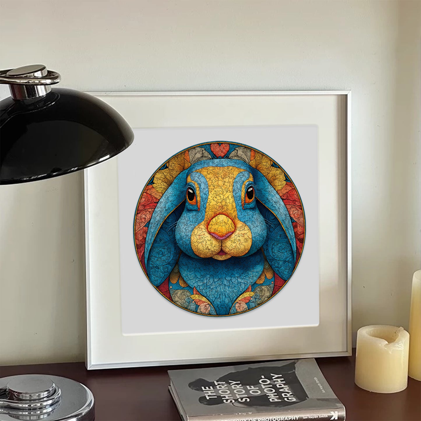 Blue Fluff's Cute Charm Wooden Jigsaw Puzzle