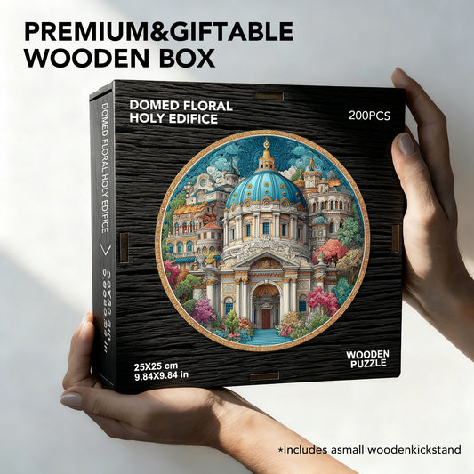 Fantasy Dome City Wooden Jigsaw Puzzle