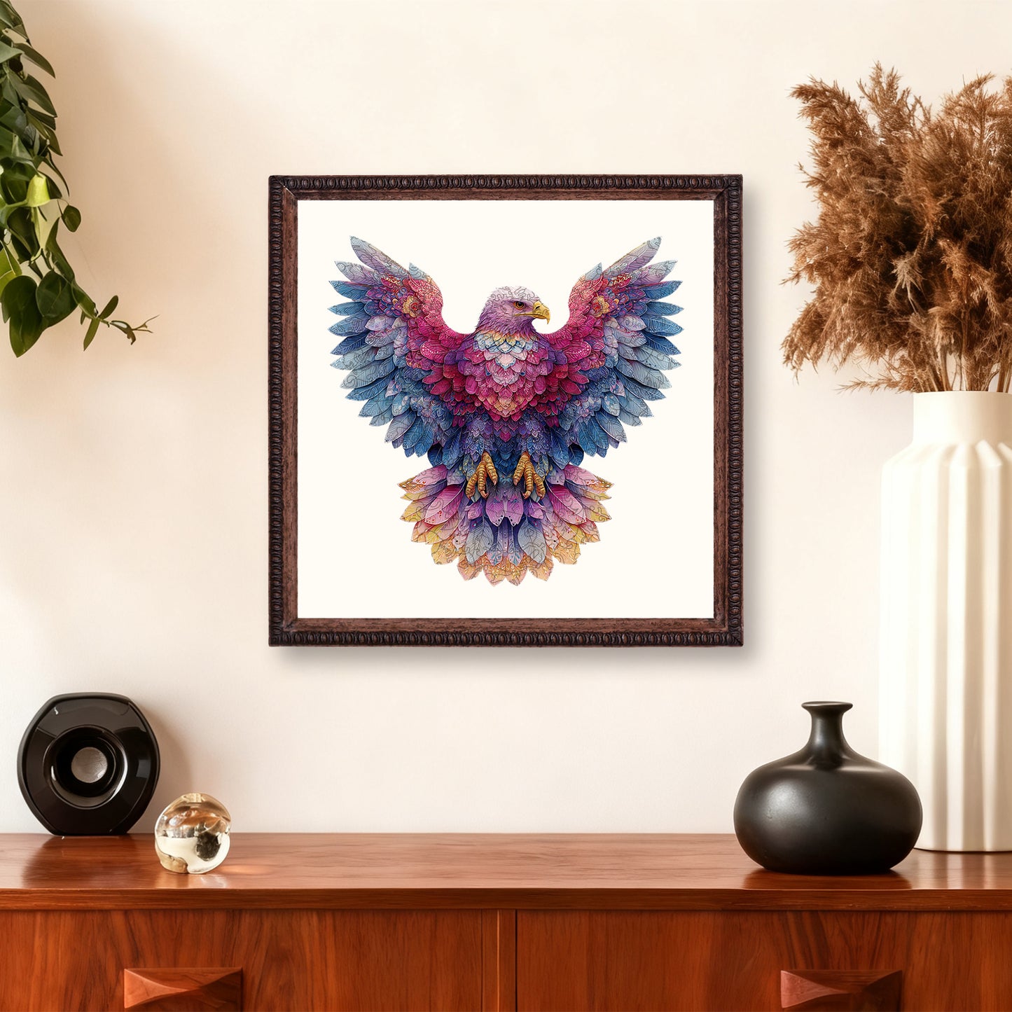 Eagle-Wing Speckles Wooden Jigsaw Puzzle