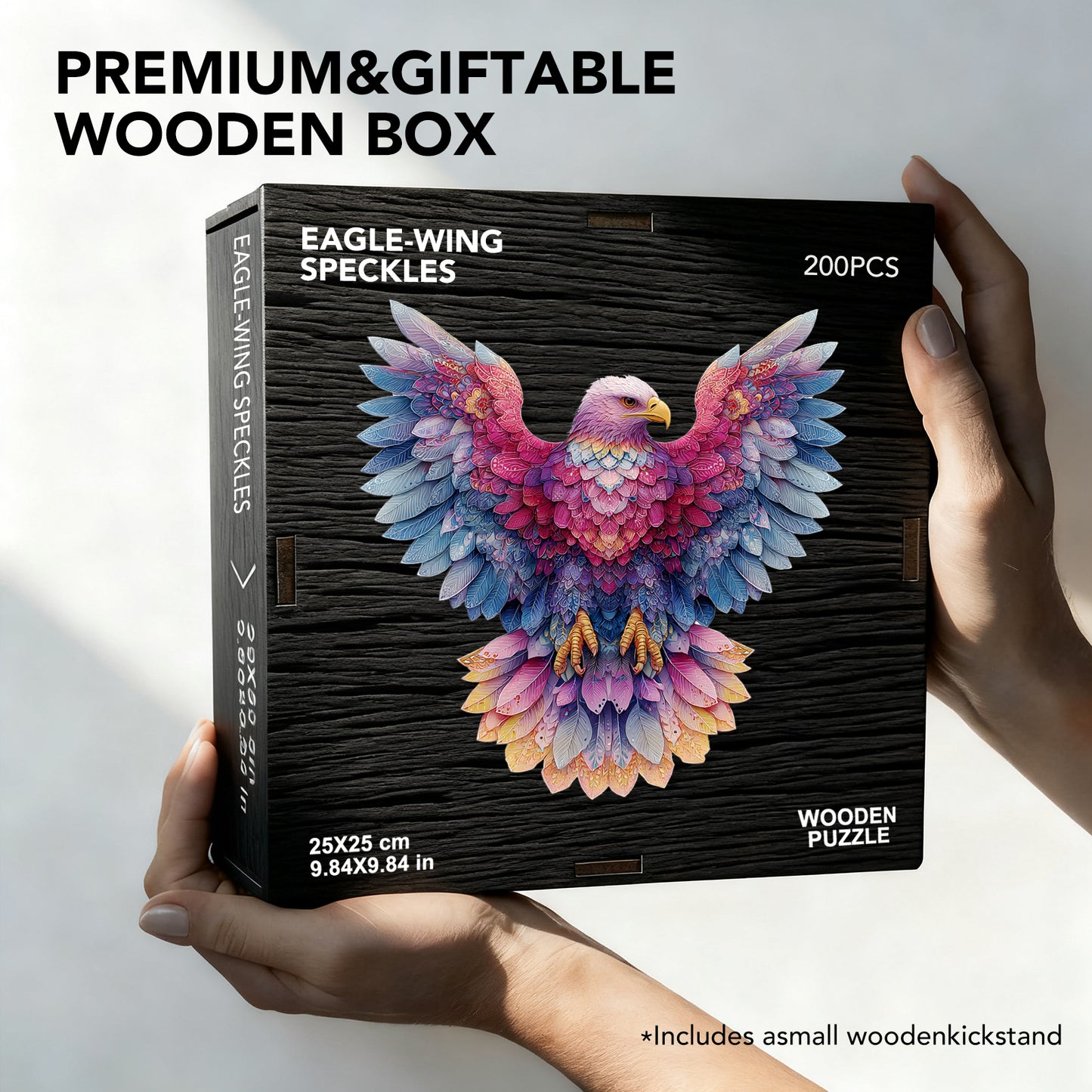 Eagle-Wing Speckles Wooden Jigsaw Puzzle
